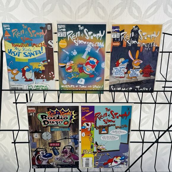5 Ren & Stimpy Special Lot Show Special 2-3, Holiday, Radio Daze & Eenteractive - Picture 1 of 5